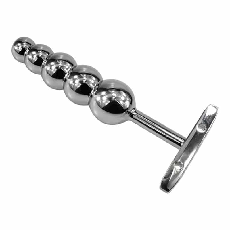 Bound Metal Drops Anal Plug
