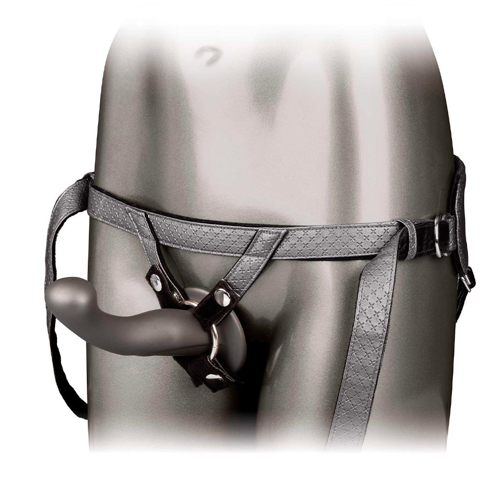 Calexotics The Royal Sensual Strap-on Harness Sæt Grå