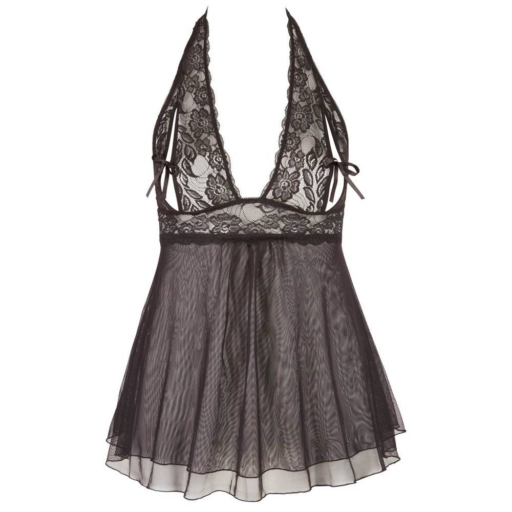 Cottelli Curves Blonde Babydoll Sort - Xl