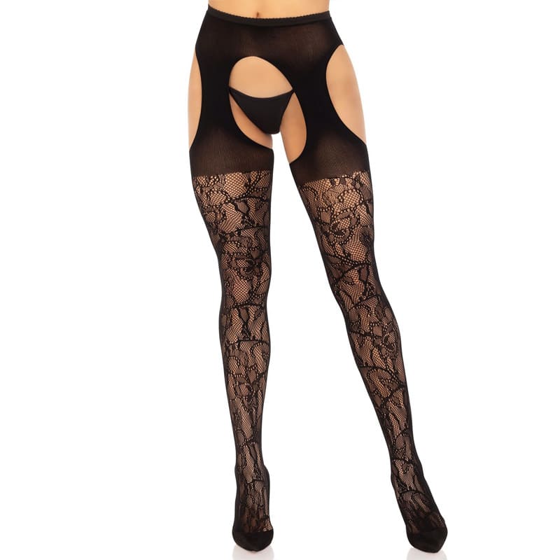 Leg Avenue Sia Bundløs Blonde Strømpebukser