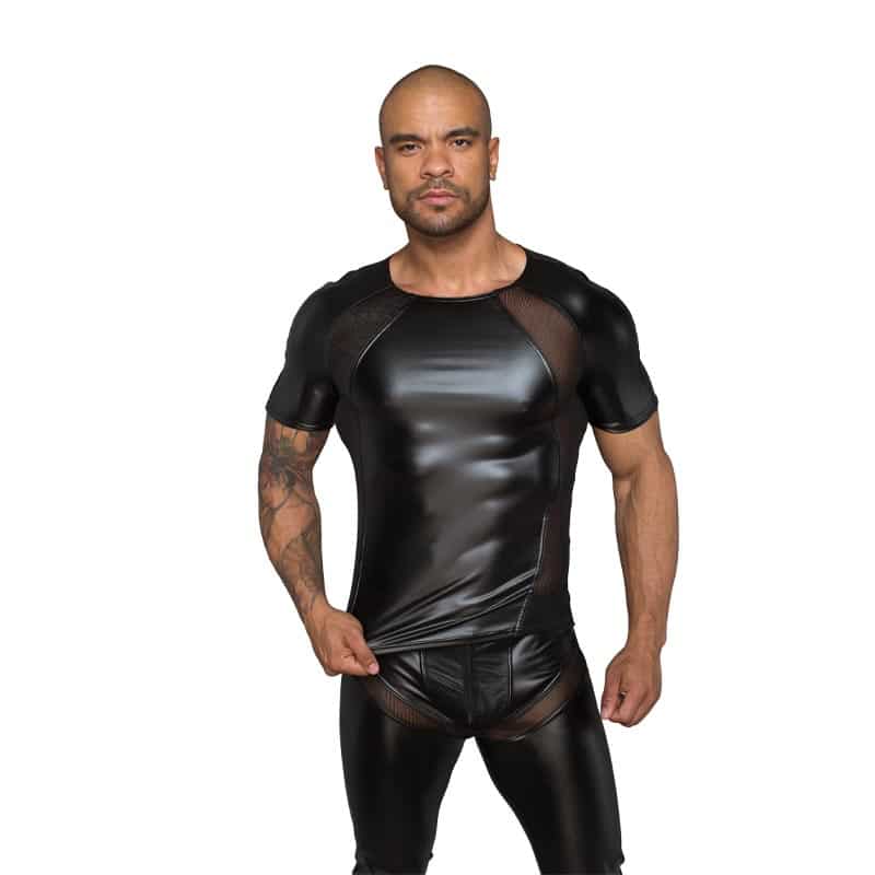Noir Handmade Justin Wetlook T-shirt Sort - Xxxxxxl