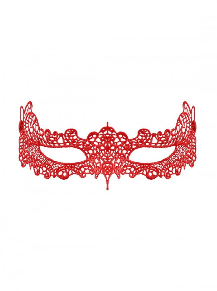 Obsessive Maske Med Smukke Detaljer One-size - Rød