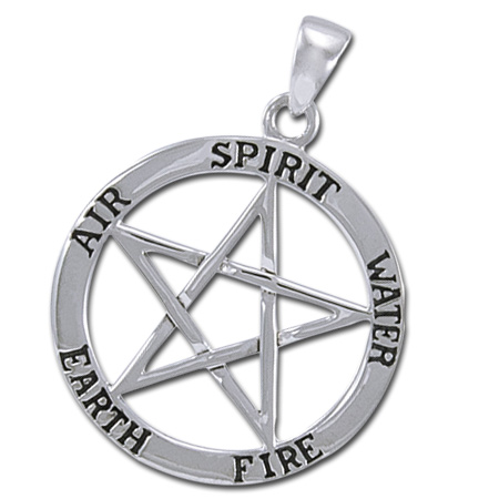Vedhæng Med Pentagram - U/kæde