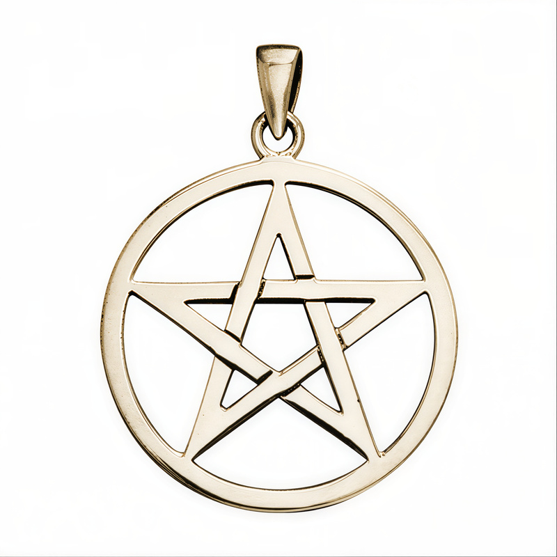 Vedhæng Med Pentagram - U/kæde