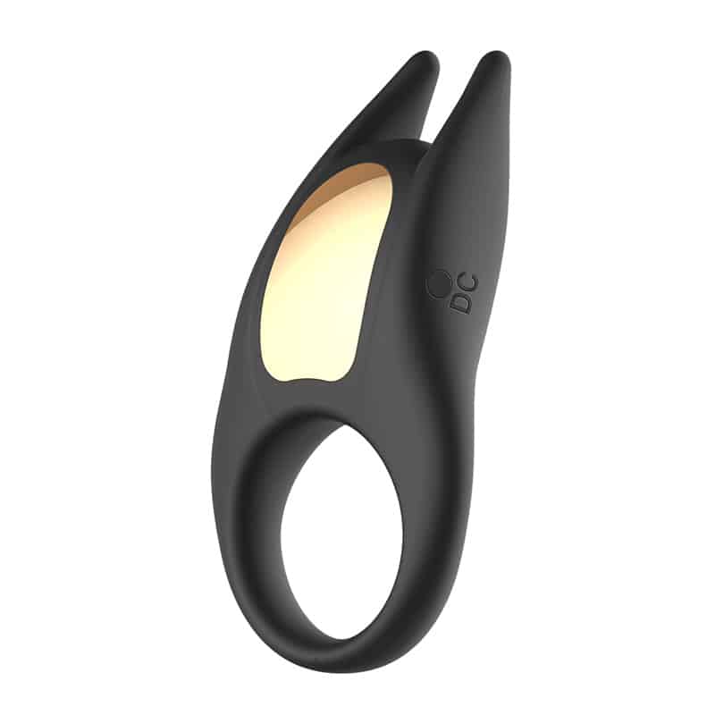 Pleaser Lucas Penisring Med Vibrator Sort