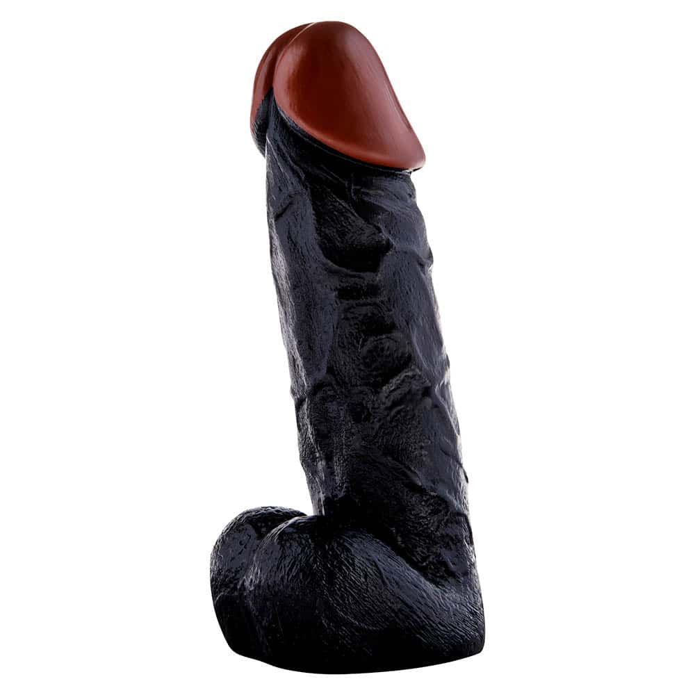 Toy Joy Prince Of Namibia Sort Dildo Med Kugler 20 Cm