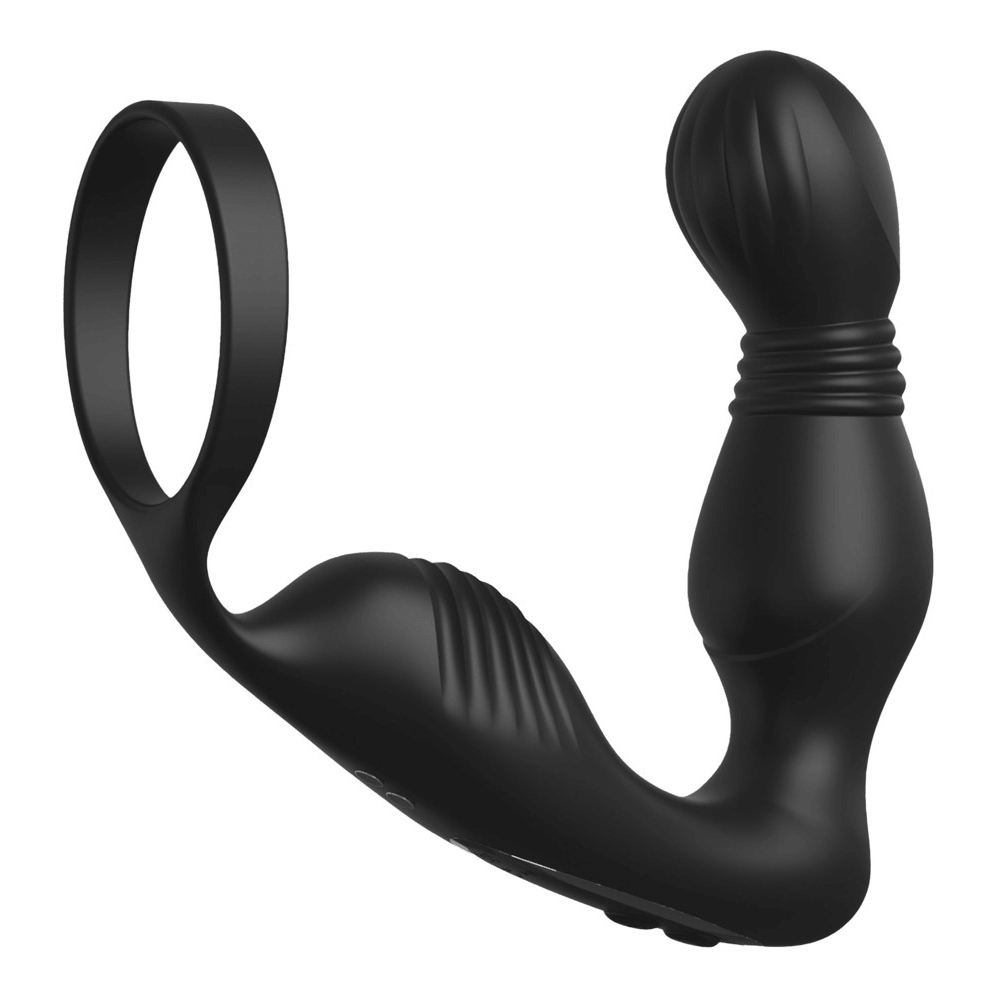 Anal Fantasy Elite Ass-gasm Pro P-spot Milker Med Penisring & Perineumstimulator