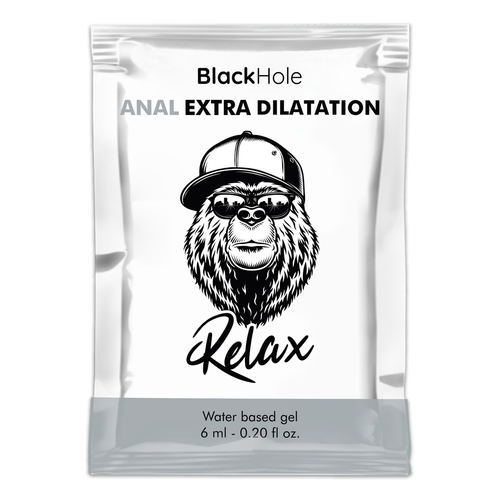 Black Hole Anal Relax Gel 6ml - 12 Stk.