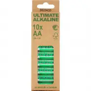 Deltaco Ultimate Alkaline Aa Lr6 1,5v - 10-pak - Batteri