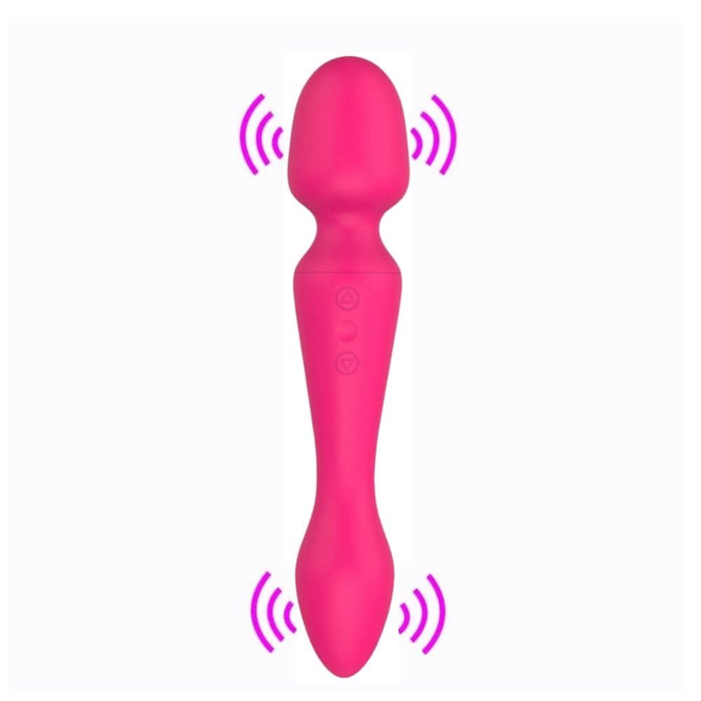 Deluxe Magic Wand Vibrator  -  2 I 1