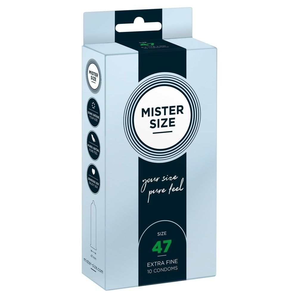 Mister Size 47 Mm  -  Kondomer-10 Stk.