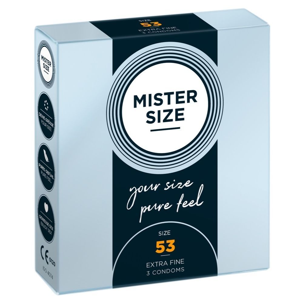 Mister Size 53 Mm  -  Kondomer-3 Stk.
