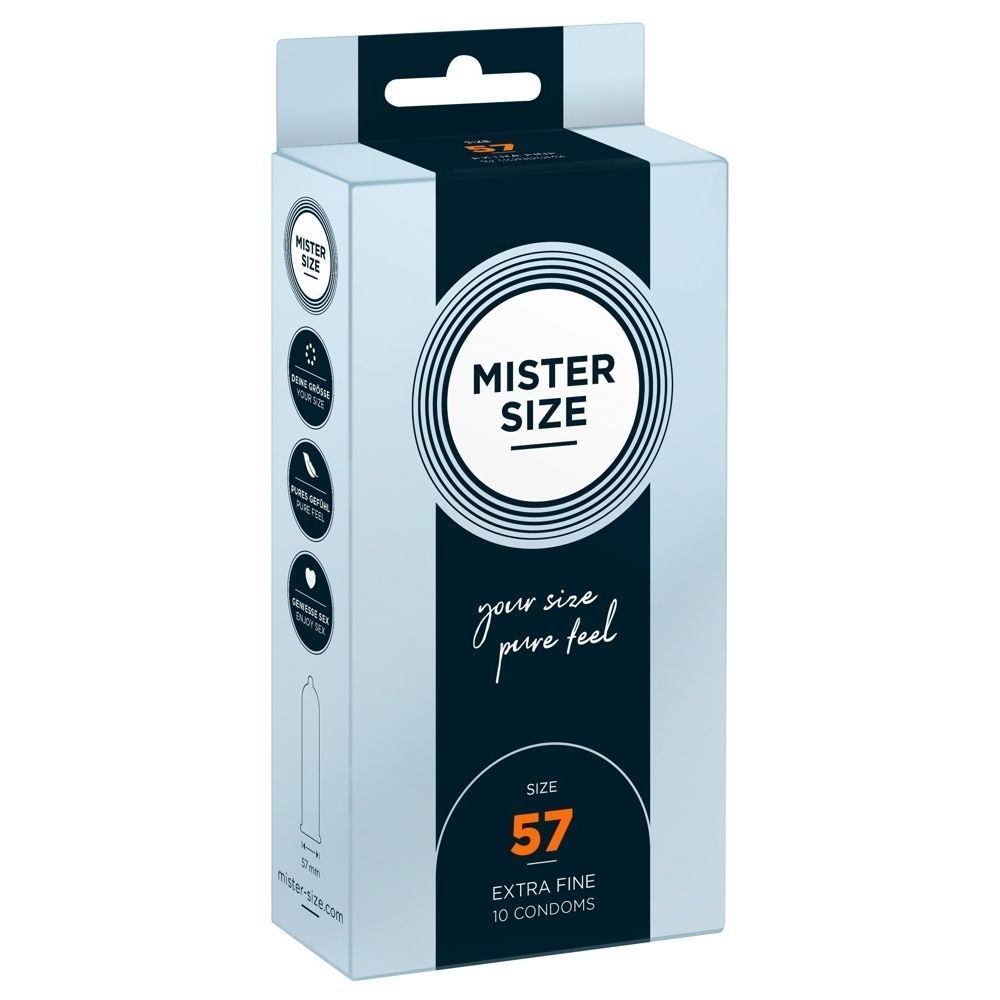 Mister Size 57 Mm  -  Kondomer-10 Stk.
