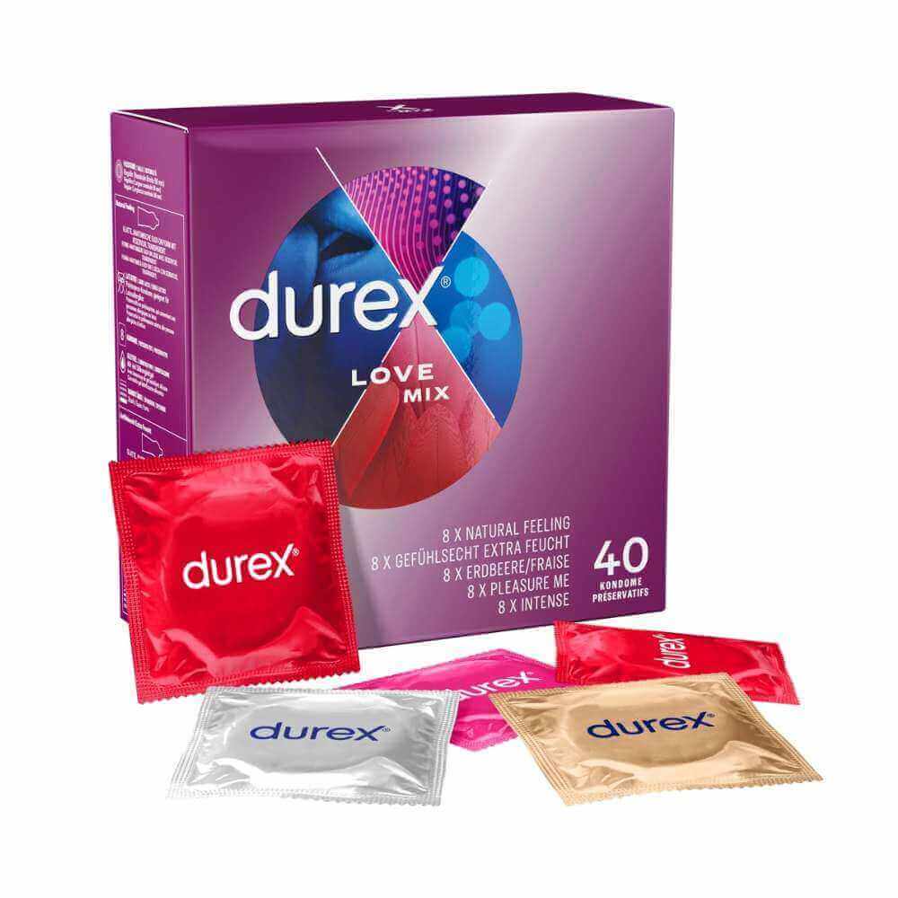 Durex Love Mix - Kondomer 40 Stk.