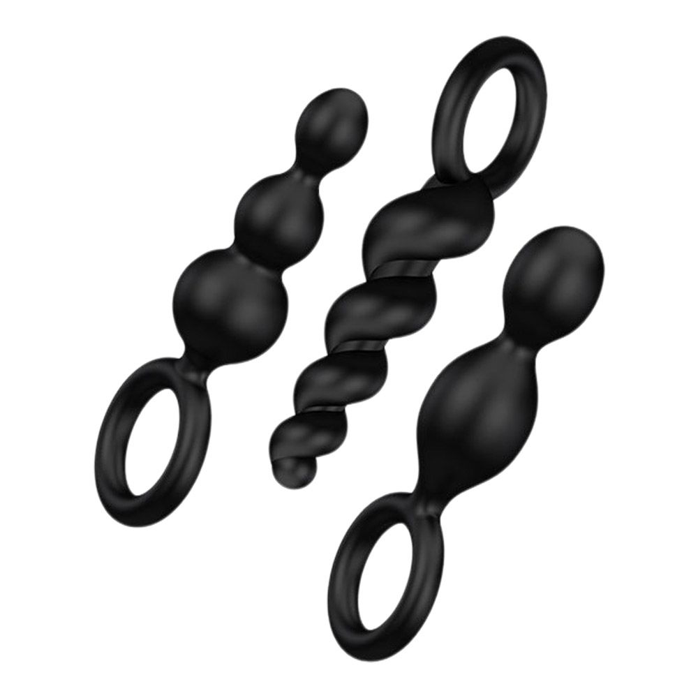 Satisfyer Booty Call Anal Plugs  -  Sæt-sort