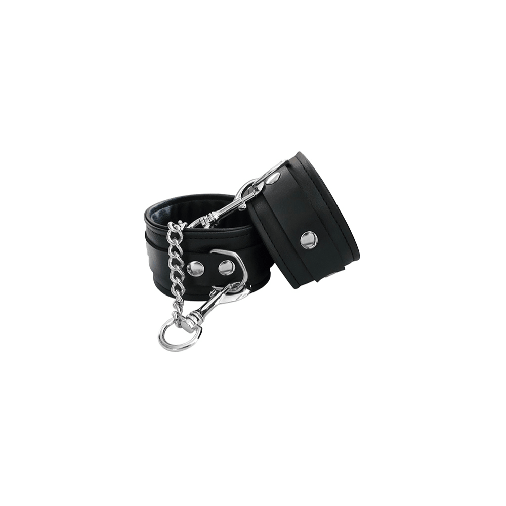 Håndmanchetter I Kunstlæder  -  Justerbare Bdsm Cuffs