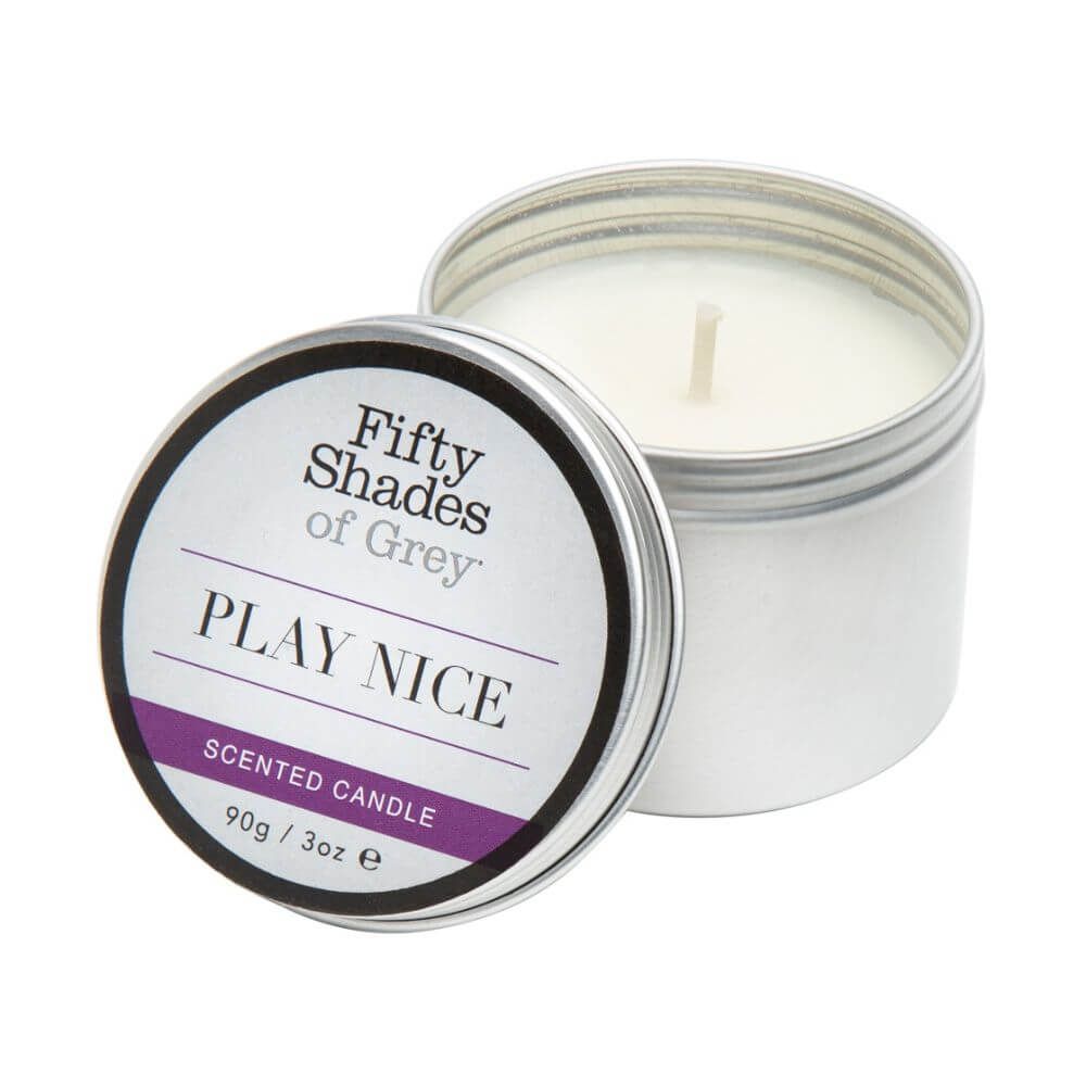 Fifty Shades Of Grey - Play Nice Vanilje Massagelys