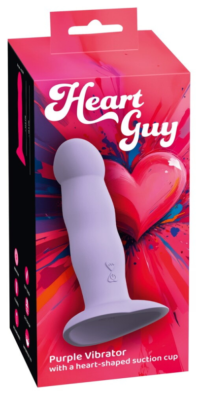 Heart Guy - Opladelig Dildo Med Sugekop