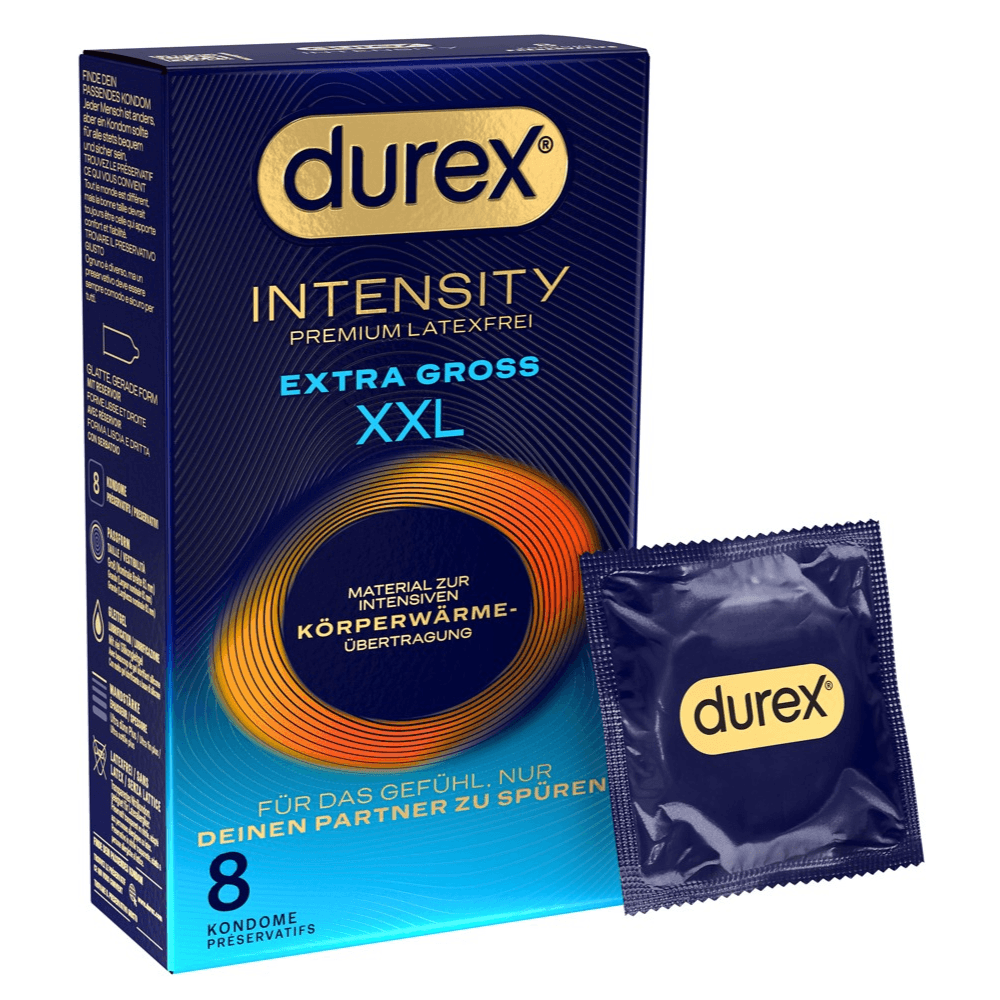 Durex Intensity Xxl Latexfrie Kondomer  -  61 Mm