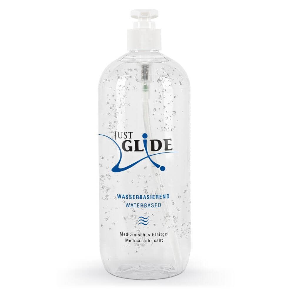 Just Glide Vandbaseret Glidecreme - 1000 Ml