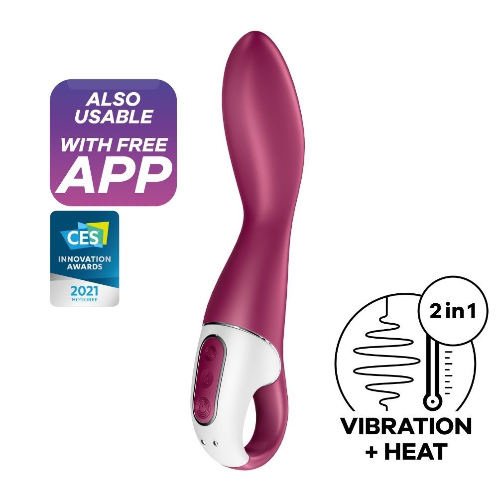 Satisfyer Heated Thrill G-punkts Vibrator Med Varme