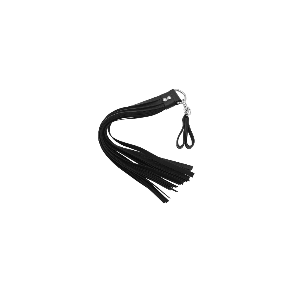 Luksus Læder Flogger Med Ergonomisk Greb