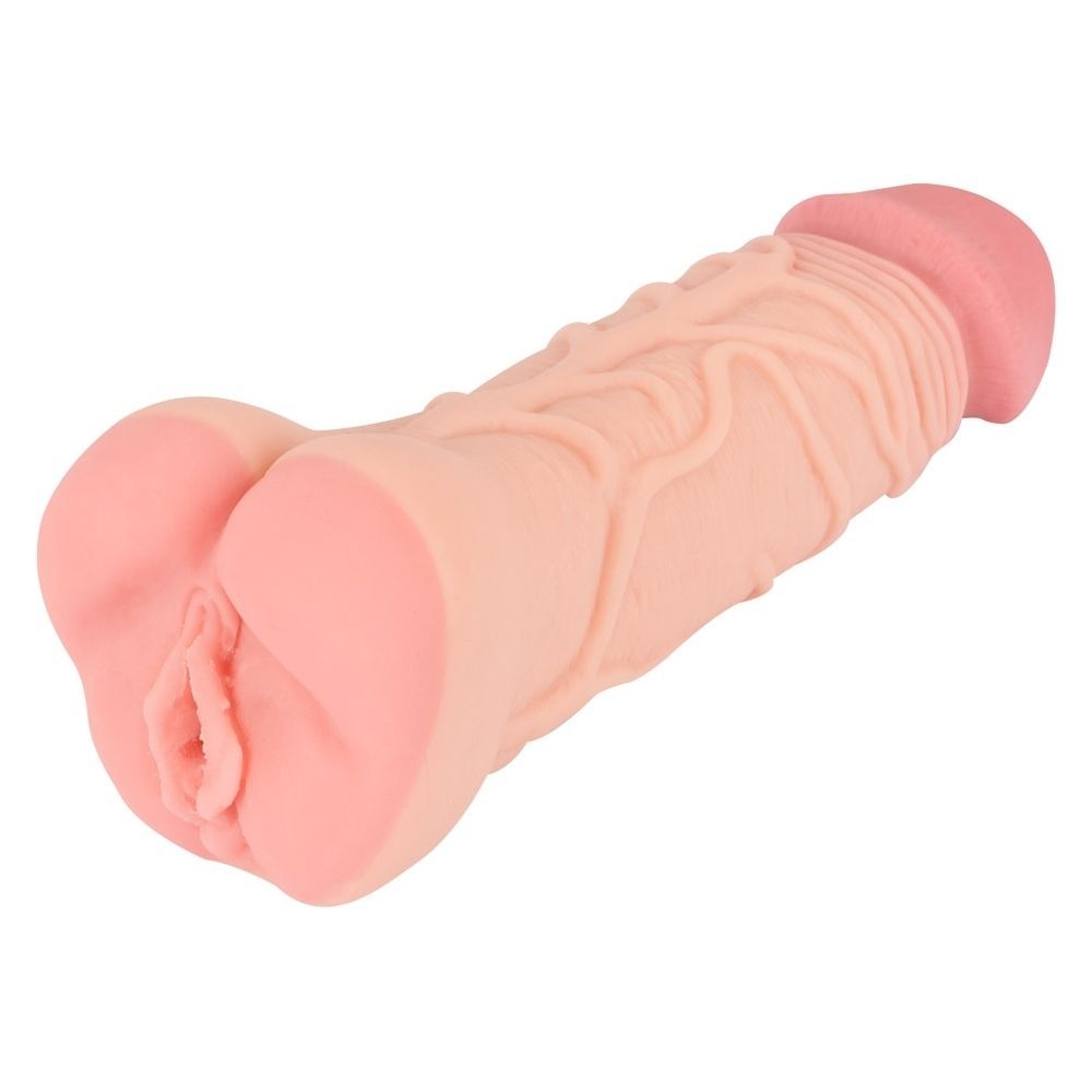 Nature Skin 2 In 1 Extension & Masturbator  -  Vagina