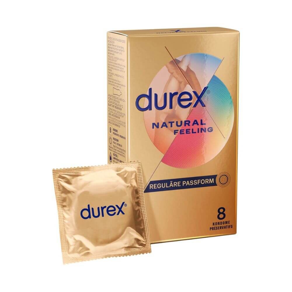 Durex Natural Feeling  -  Kondomer 8 Stk