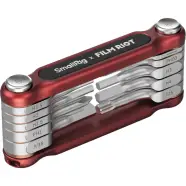 Smallrig 4813 X Film Riot 10-in-1 Folding Wrench Set With Multiple Angle Positioning Red
