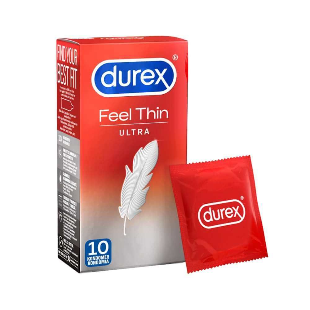 Durex Ultra Tynde Kondomer - 10 Stk