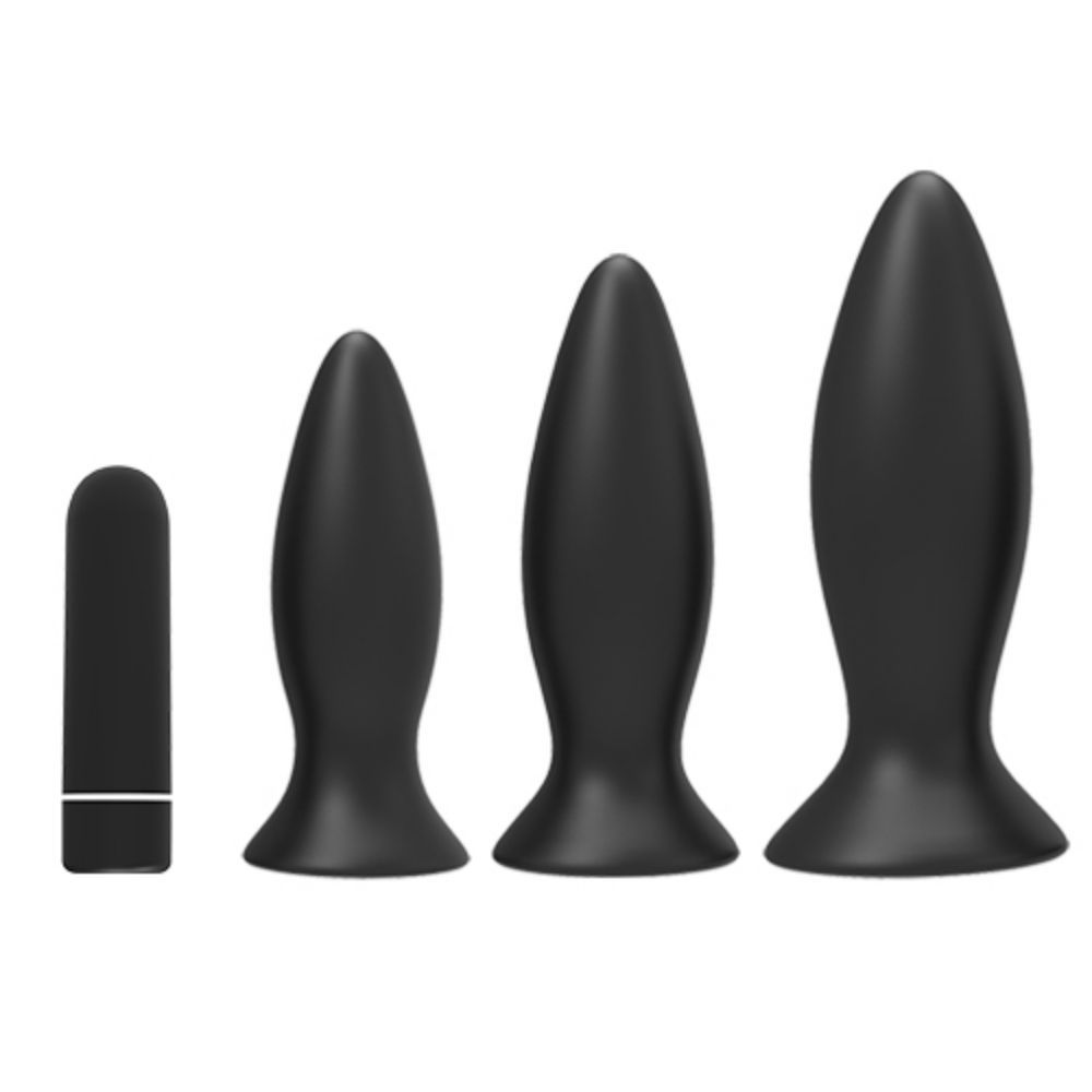 Butt-plug-sæt Med Vibrator