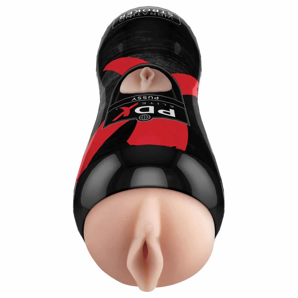Pdx Elite Pussy Masturbator Med Vibrator
