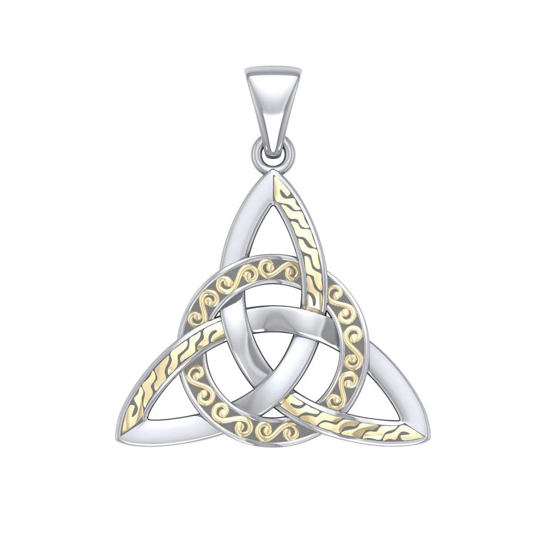 Vedhæng Med Triquetra - Treenighedssymbolet - 34mm - U/kæde