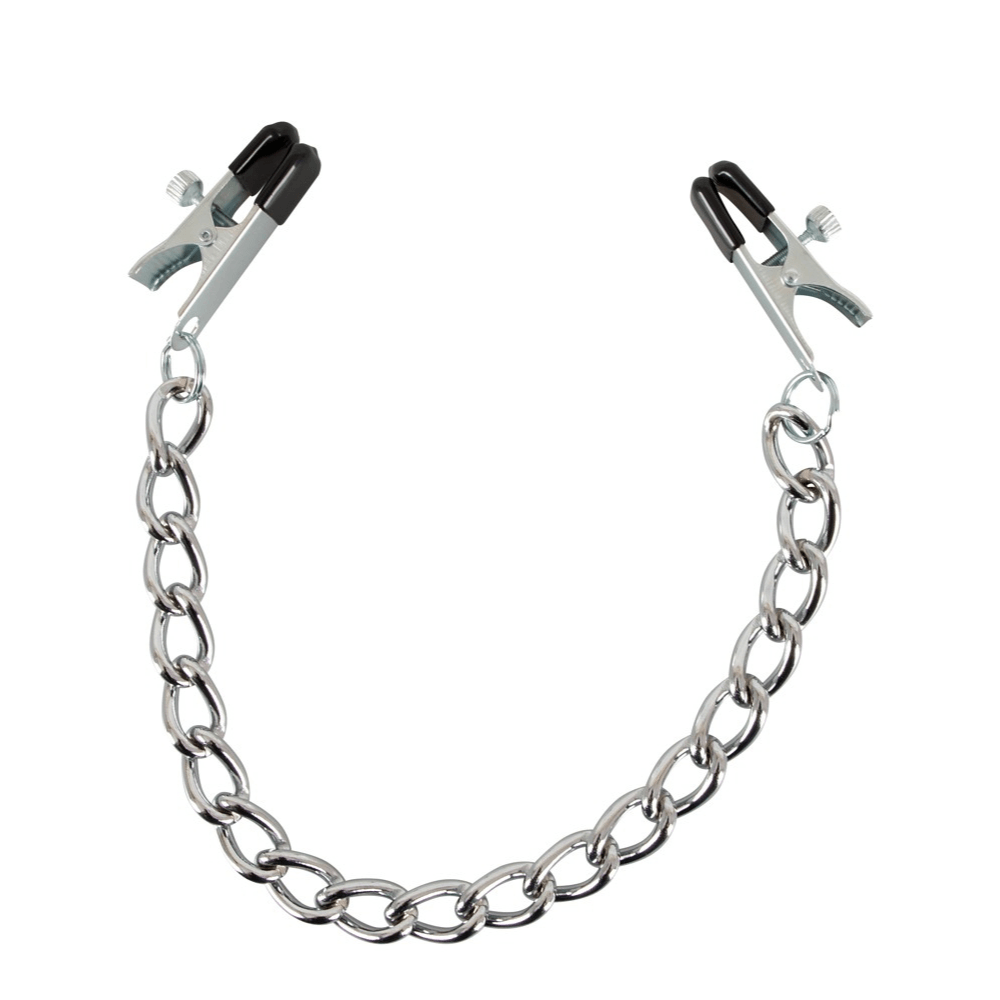 Bad Kitty Chain With Clamps Brystvorteklemmer