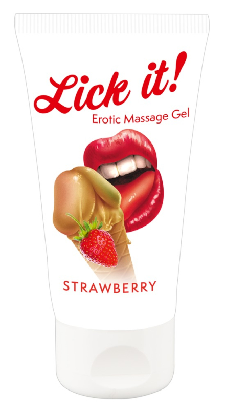 Erotic Massage Gel Strawberry 50 Ml