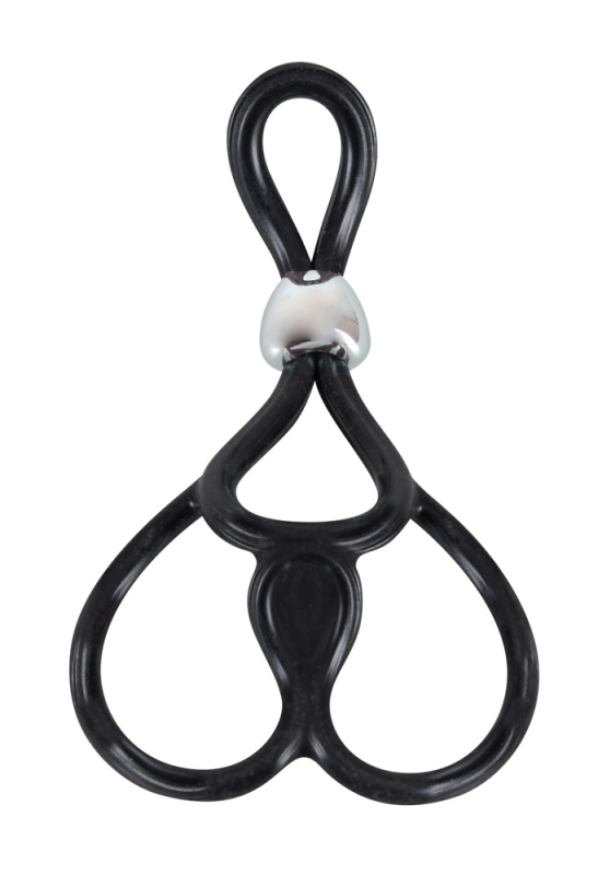 Penisring Triple Ball & Cock Ring Med Testikelringe