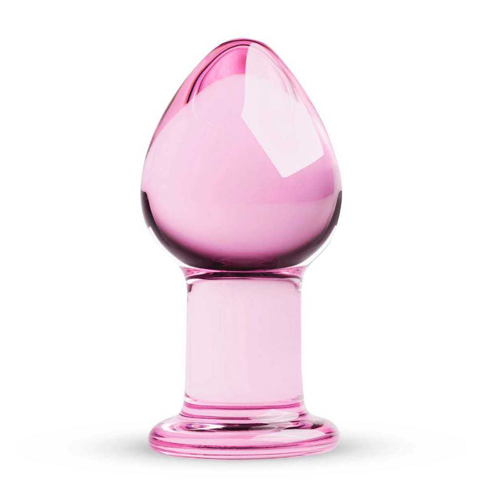Gildo Pink Glas Buttplug 9 Cm