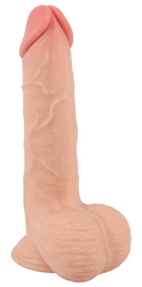 Nature Skin Realistisk Dildo Med Bevægelig Hud 18,7 Cm
