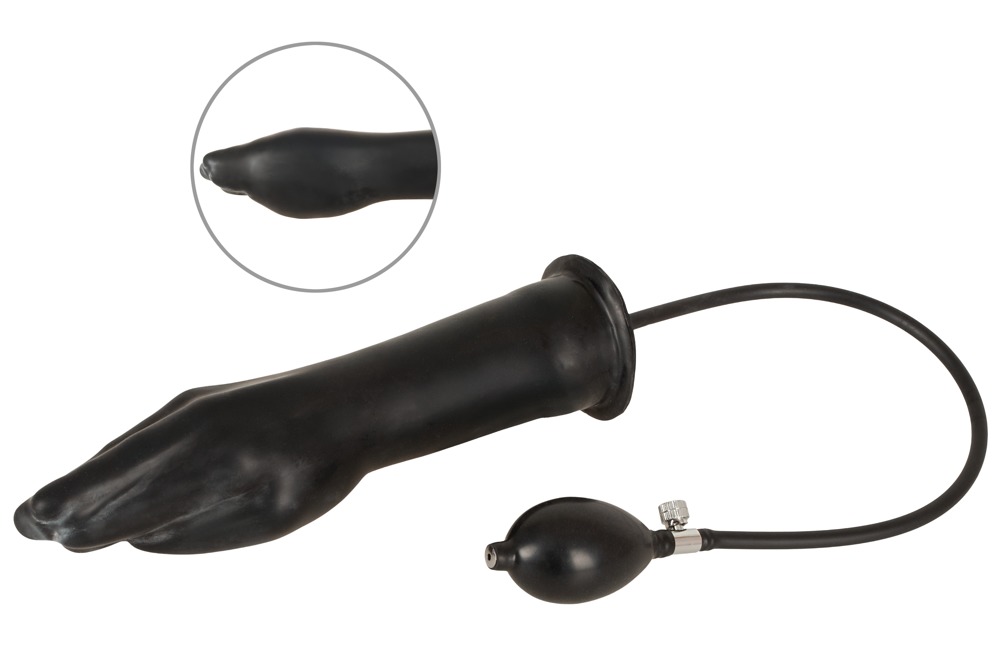 Late X - Oppustelig Dildo I Håndform Med Pumpe