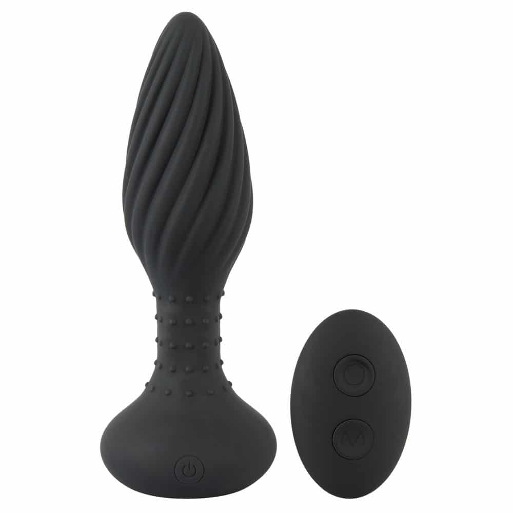 Anos Vibro Buttplug Virvel Sort
