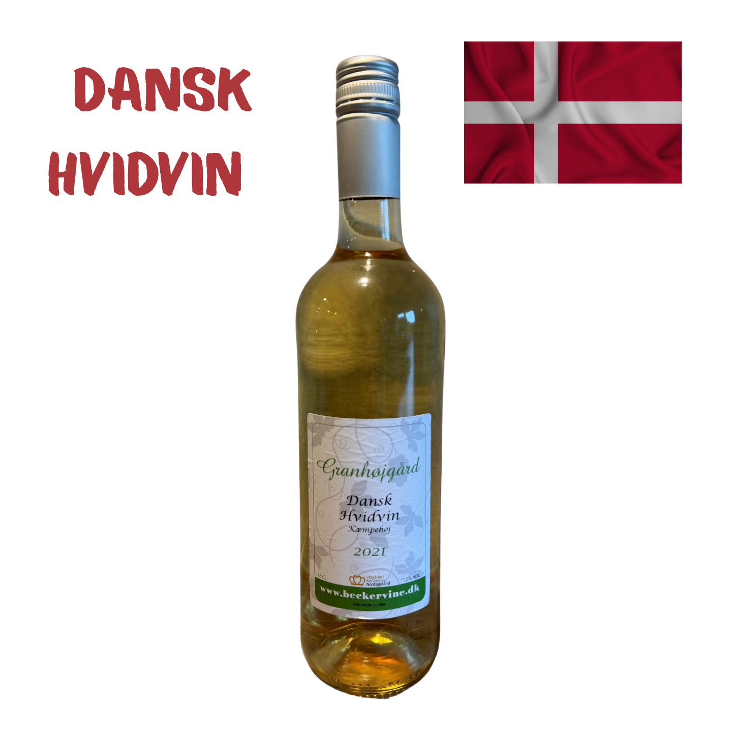 Granhøjgaard Kæmpehøj  -  Dansk Hvidvin 2021