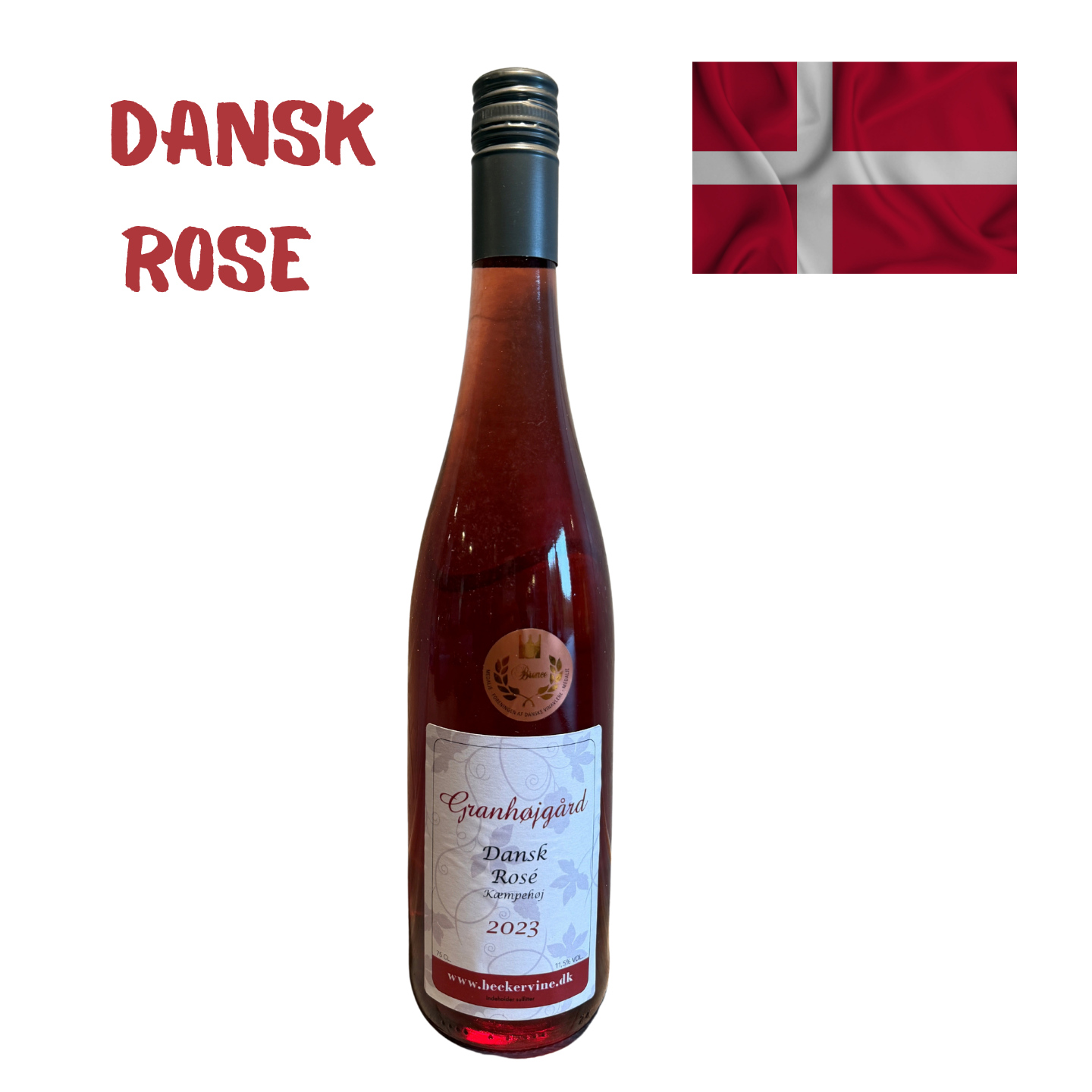 Granhøjgaard Dansk Rosé Fra Kæmpehøj 2023