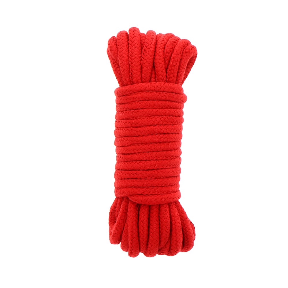 Hidden Desire Luksus Bomuld Bondage Reb Rød - 10 Meter