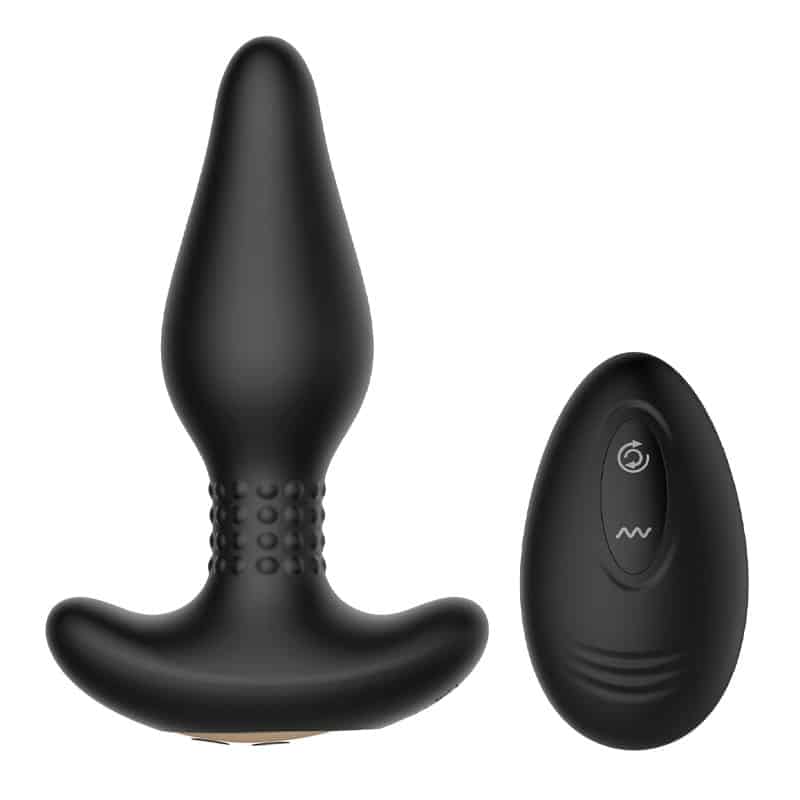 Pleaser Carl Buttplug Med Vibrator Sort