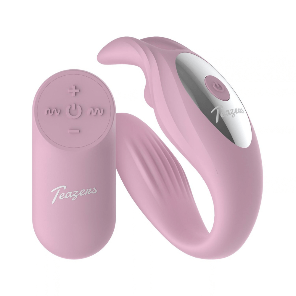 Teazers Bunny Par Vibrator Med Fjernbetjening - Pink