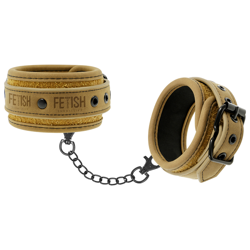 Fetish Submissive Origin Ankel Cuffs Vegan Leather