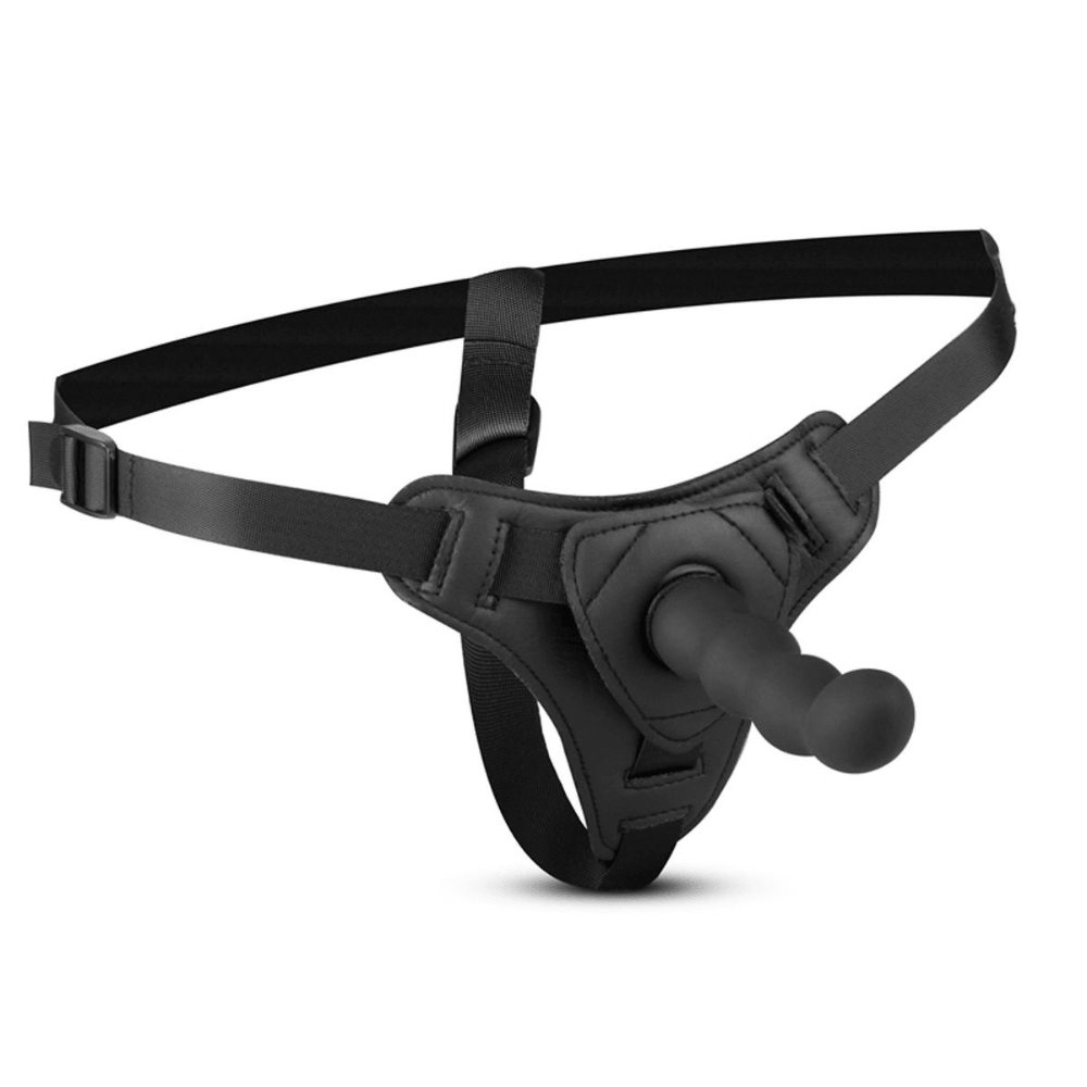 Teazers Silicone Strap-on Sæt Sort